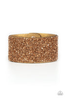 Paparazzi Accessories The Halftime Show Gold Urban Bracelet
