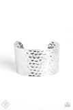 Paparazzi Accessories Simmering Shimmer Silver Bracelet