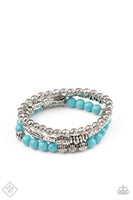 Paparazzi Accessories Trail Mix Mecca Blue Bracelet