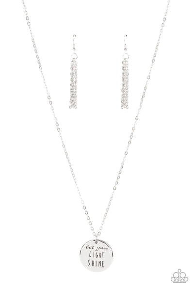 Paparazzi Accessories Light It Up - Silver Necklace