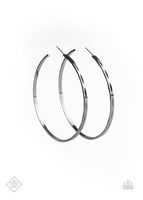 Paparazzi Accessories Full On Radical Black/Gunmetal Earring