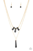 Paparazzi Accessories Basic Groundwork - Black Necklace Set