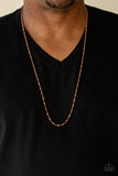 Paparazzi Accessories Covert Operation Copper Urban Necklace