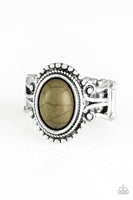 Paparazzi Accessories All The World’s A STAGECOACH Green Ring