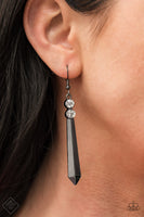 Paparazzi Accessories Sparkle Stream Black Earring