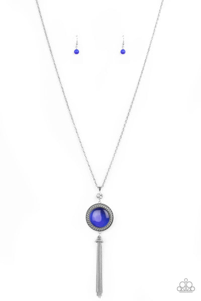 Paparazzi Accessories Serene Serendipity Blue Necklace