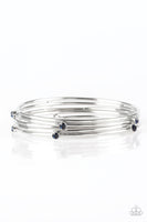 Paparazzi Accessories Delicate Decadence Blue Bracelet