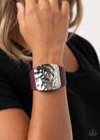 Paparazzi Accessories Brighten Up - Purple Wrap Bracelet