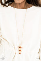 Paparazzi Accessories Serene Sheen Gold Necklace