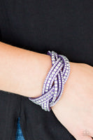 Paparazzi Accessories Bring on the Bling Purple Urban Bracelet