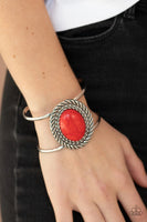 Paparazzi Accessories Desert Aura Red Bracelet