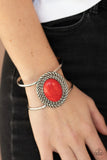 Paparazzi Accessories Desert Aura Red Bracelet