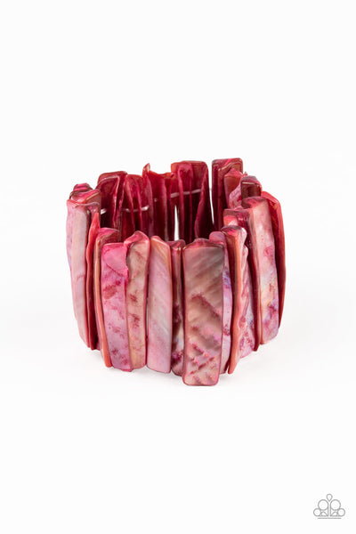 Paparazzi Accessories Beach Blast Red Bracelet