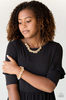 Paparazzi Accessories Trust Fund Baby Gold Necklace