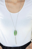 Paparazzi Accessories Tranquility Trend Green Necklace Set