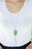 Paparazzi Accessories Tranquility Trend Green Necklace Set
