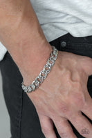 Paparazzi Accessories On The Ropes Silver Bracelet