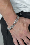 Paparazzi Accessories On The Ropes Silver Bracelet