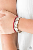 Paparazzi Accessories Beyond the Basics Red Bracelet