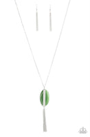 Paparazzi Accessories Tranquility Trend Green Necklace Set