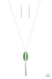 Paparazzi Accessories Tranquility Trend Green Necklace Set