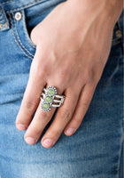 Paparazzi Accessories Rio Trio Green Ring